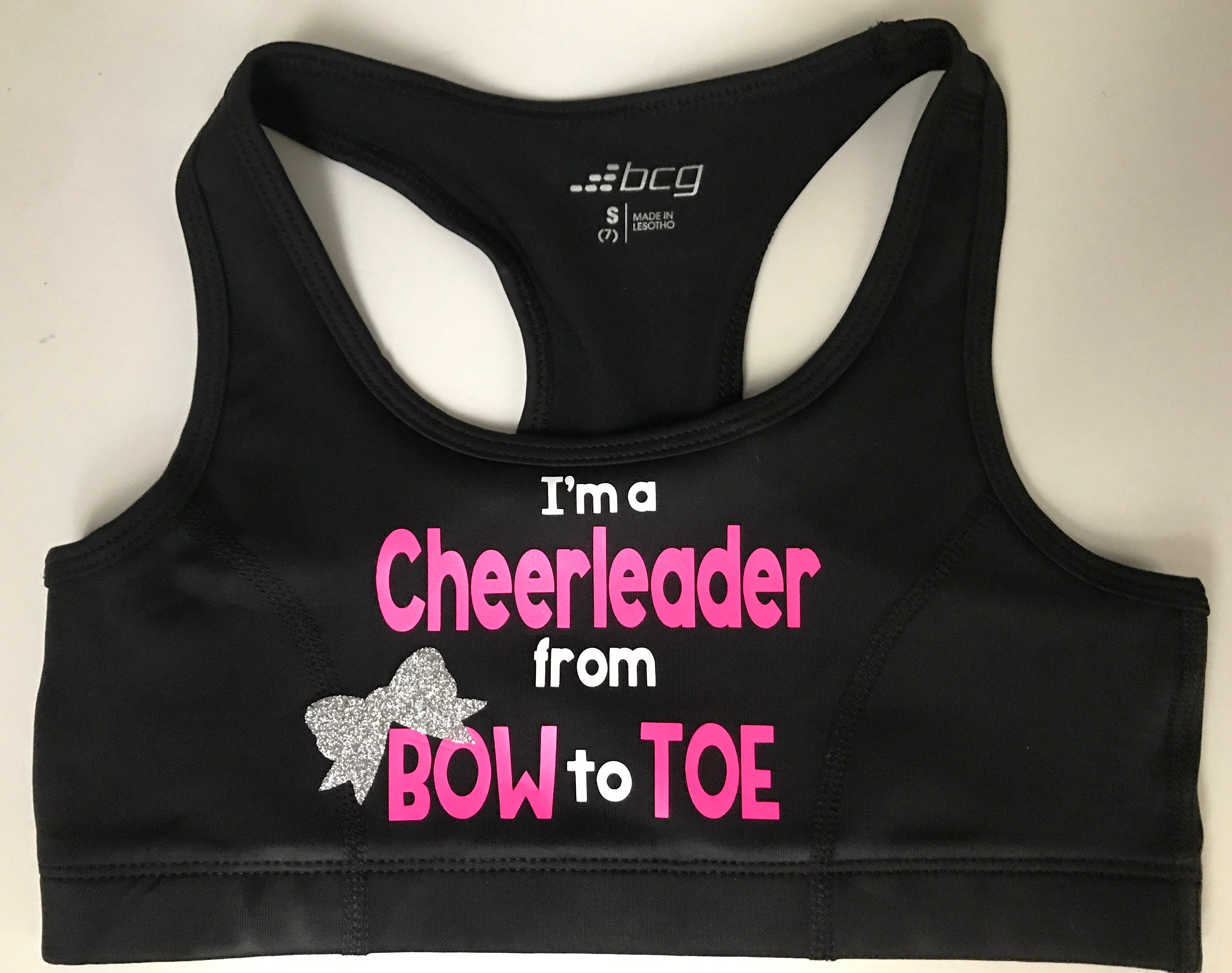 Cheer Sports Bra Etsy