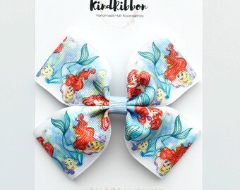 Little Mermaid Hair Bow