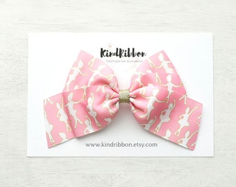 Ballet Hair Bow - 4inch