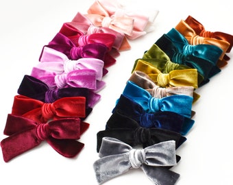 Velvet Hair Bow