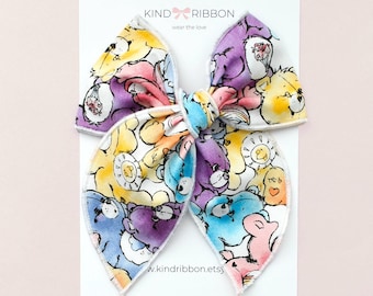 Care Bears Hair Bow • Scrunchie • Knot Headband • Mini Me Hair Accessories