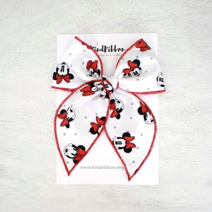 Minnie Mouse Hair Bow • Scrunchie • Knot Headband • Mini Me Hair Accessories