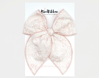 Blush Rifle Paper Co. Schleife • Scrunchie • Knotenstirnband • Mini Me Haarschmuck
