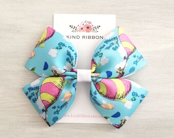Dr. Seuss Haarschleife: Oh The Places You'll Go Bow