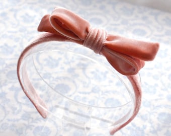 Samt Schleife Stirnband