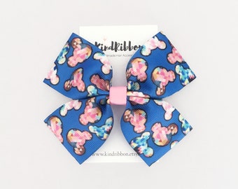 Geometric Mickey Mouse Bow