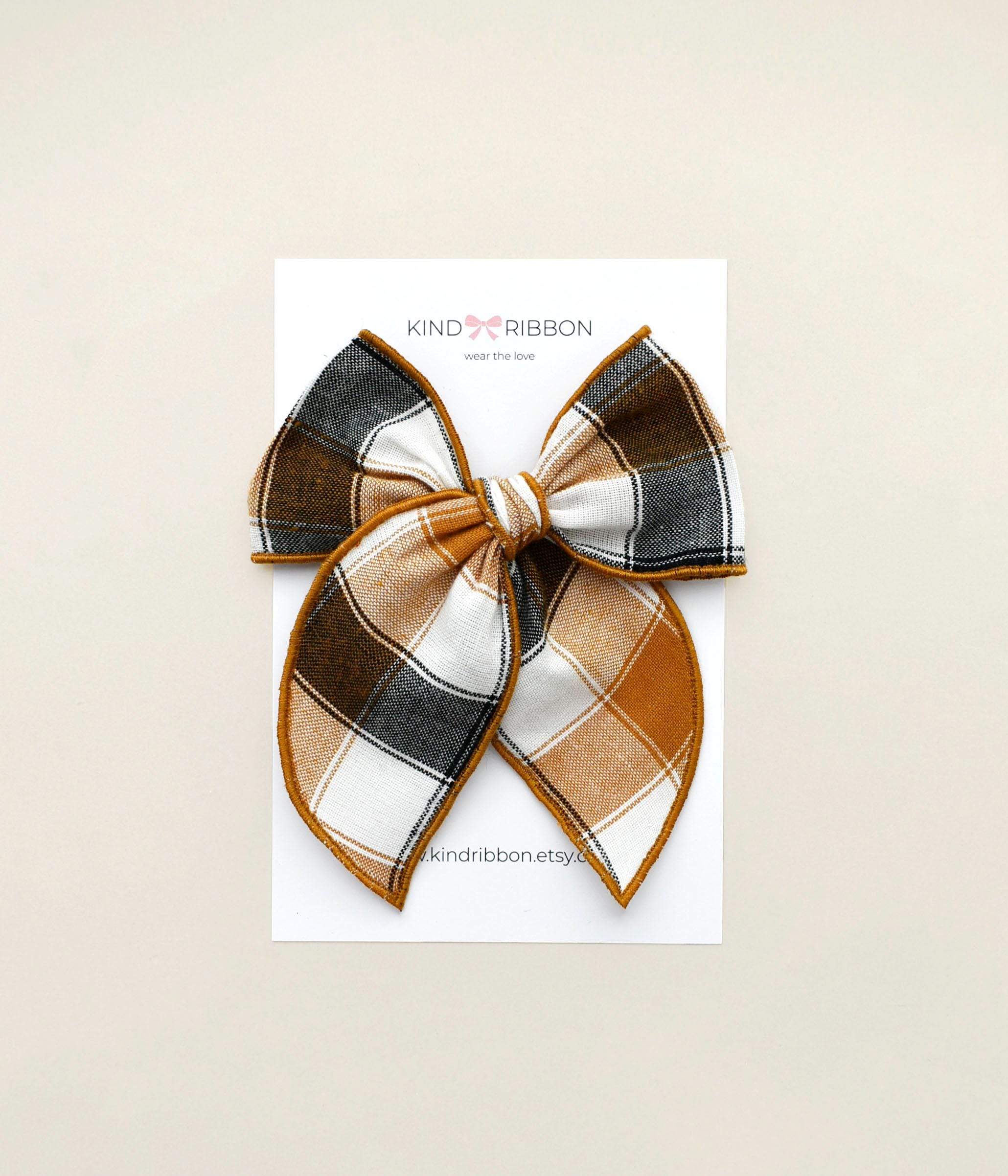 Black Watch Plaid Hair Accessories - Etsy display picture 1