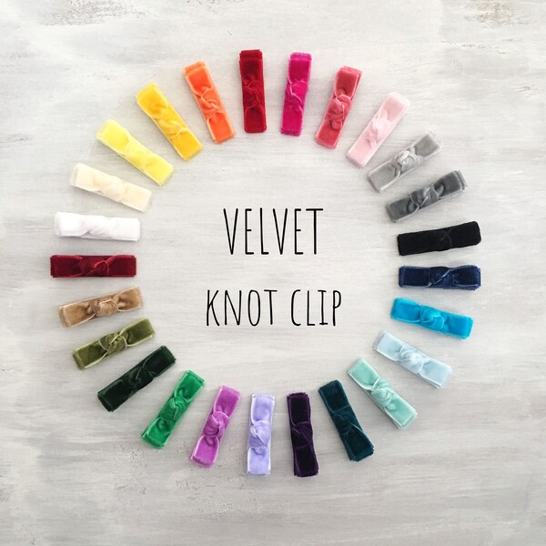 Newborn Hair Clips Etsy