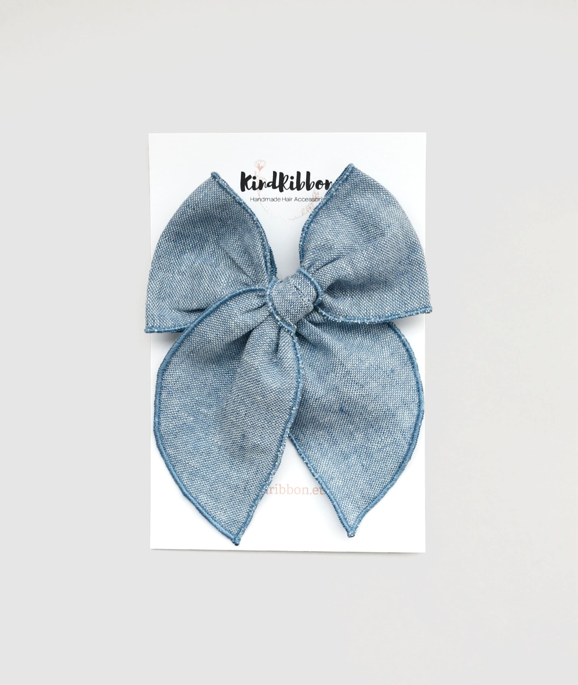 Scrunchie di cotone blu, Cravatte per capelli spessi