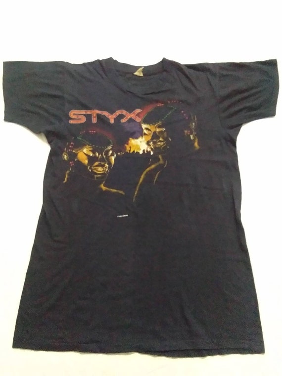 Vintage Band STYX Tour 1983 short sleeve tshirts