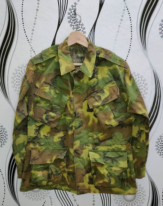 Vintage Military Army Camouflage Jacket