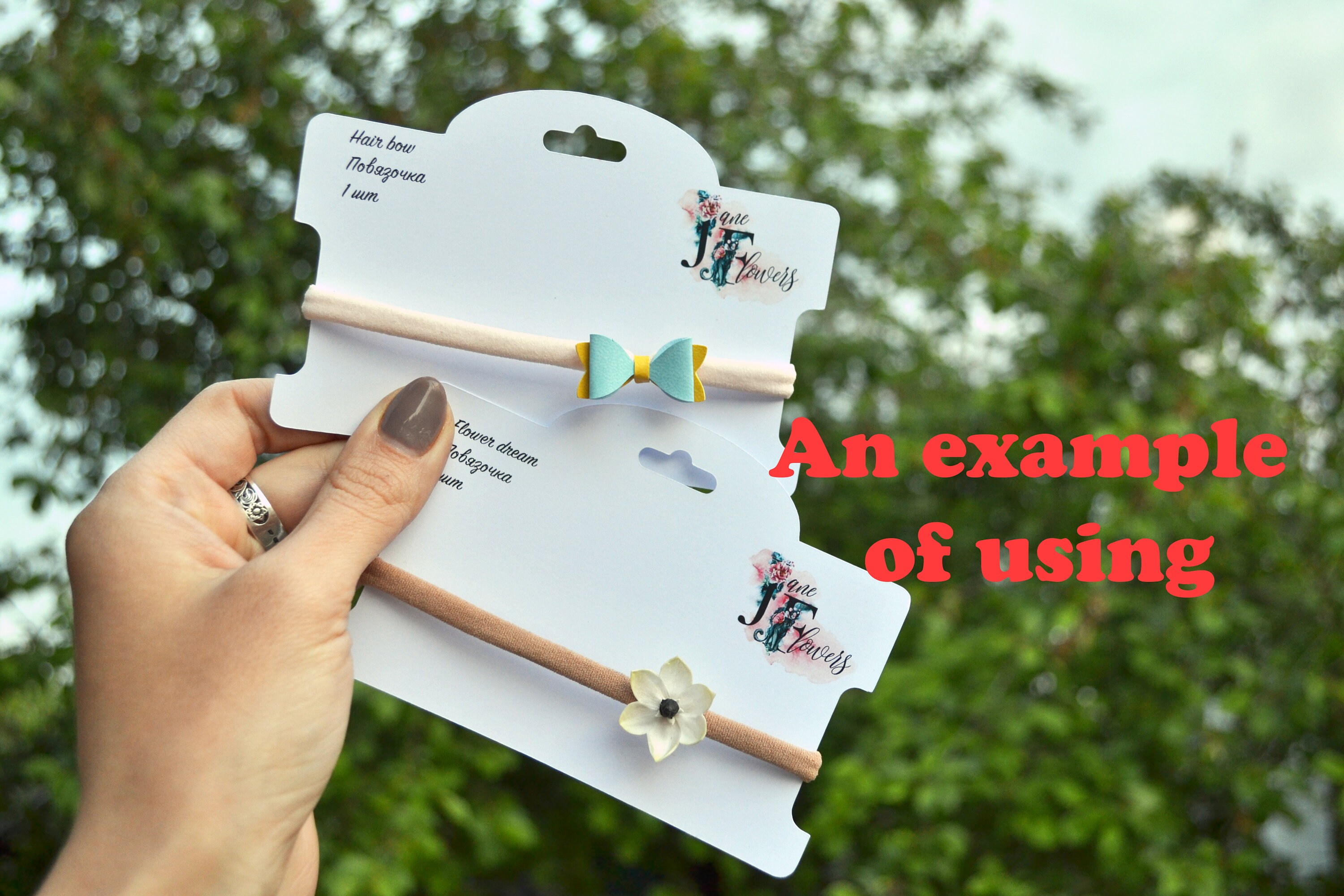 Hair Bow Card Svg Bow Display Card Hair Card Bow Card Holder Etsy