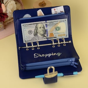 Personalized budget planner with cash envelopes, cash envelope system saving, budget binder, A6 cash envelope wallet, financial planner