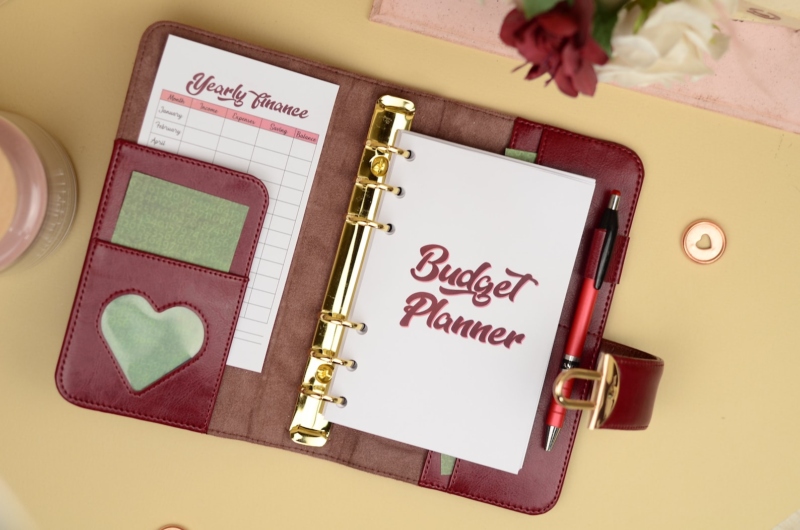 A6 planner cover budget planner monthly budget tracker Etsy