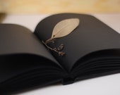 Black Hardcover Notebook With Black Pages, Black Paper
