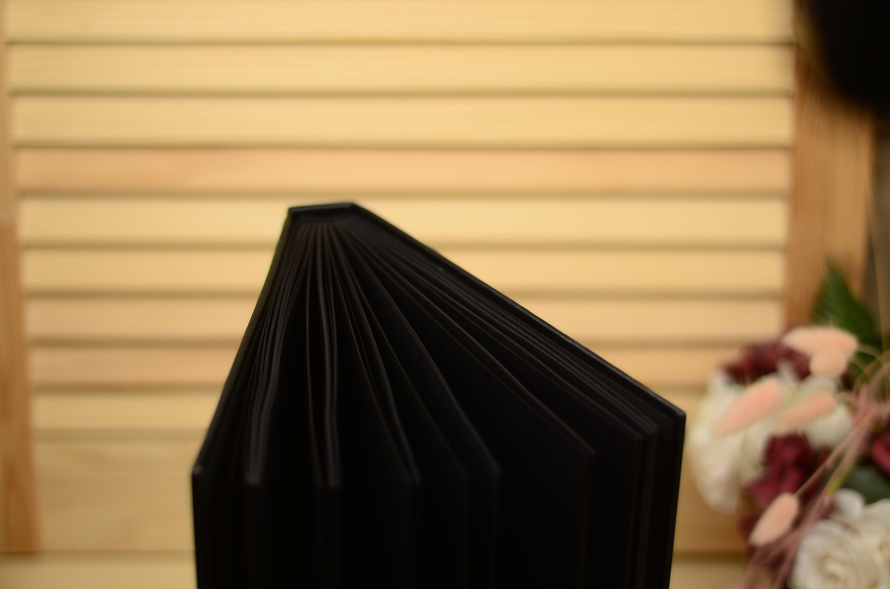 Large journal black paper notebook hardcover notebook letter Etsy