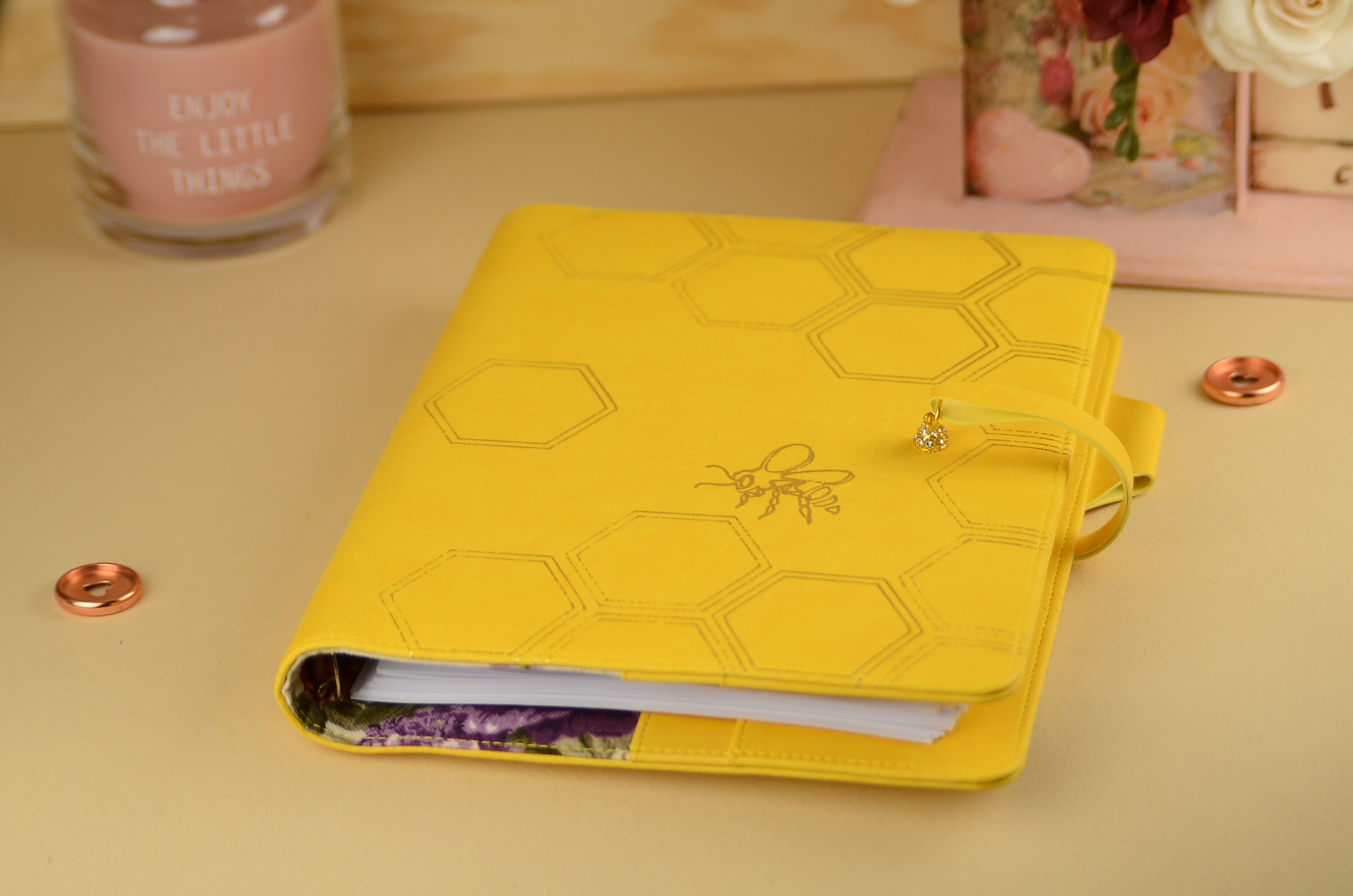 Honey cute planner cover refillable planner binder A5 Etsy