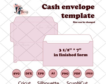 cash envelope template etsy singapore