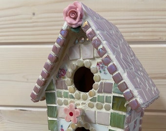 Mosaic birdhouse