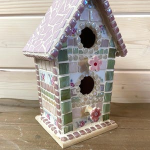 Mosaic birdhouse