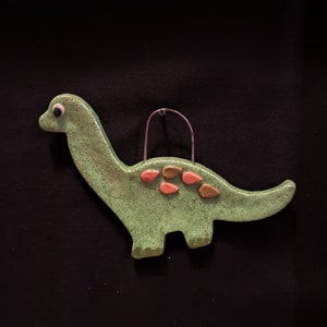 Salt Dough Dinosaur Ornament