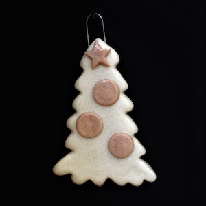 Salt Dough Christmas Tree White