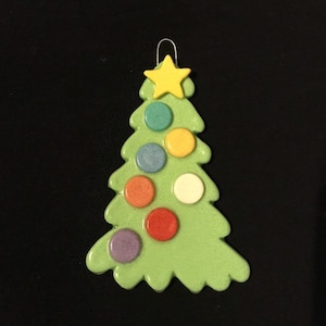 Salt Dough Christmas Tree Ornament