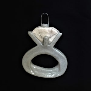 Salt Dough Engagement Ring