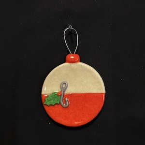 Salt Dough Cork Bobber Ornament