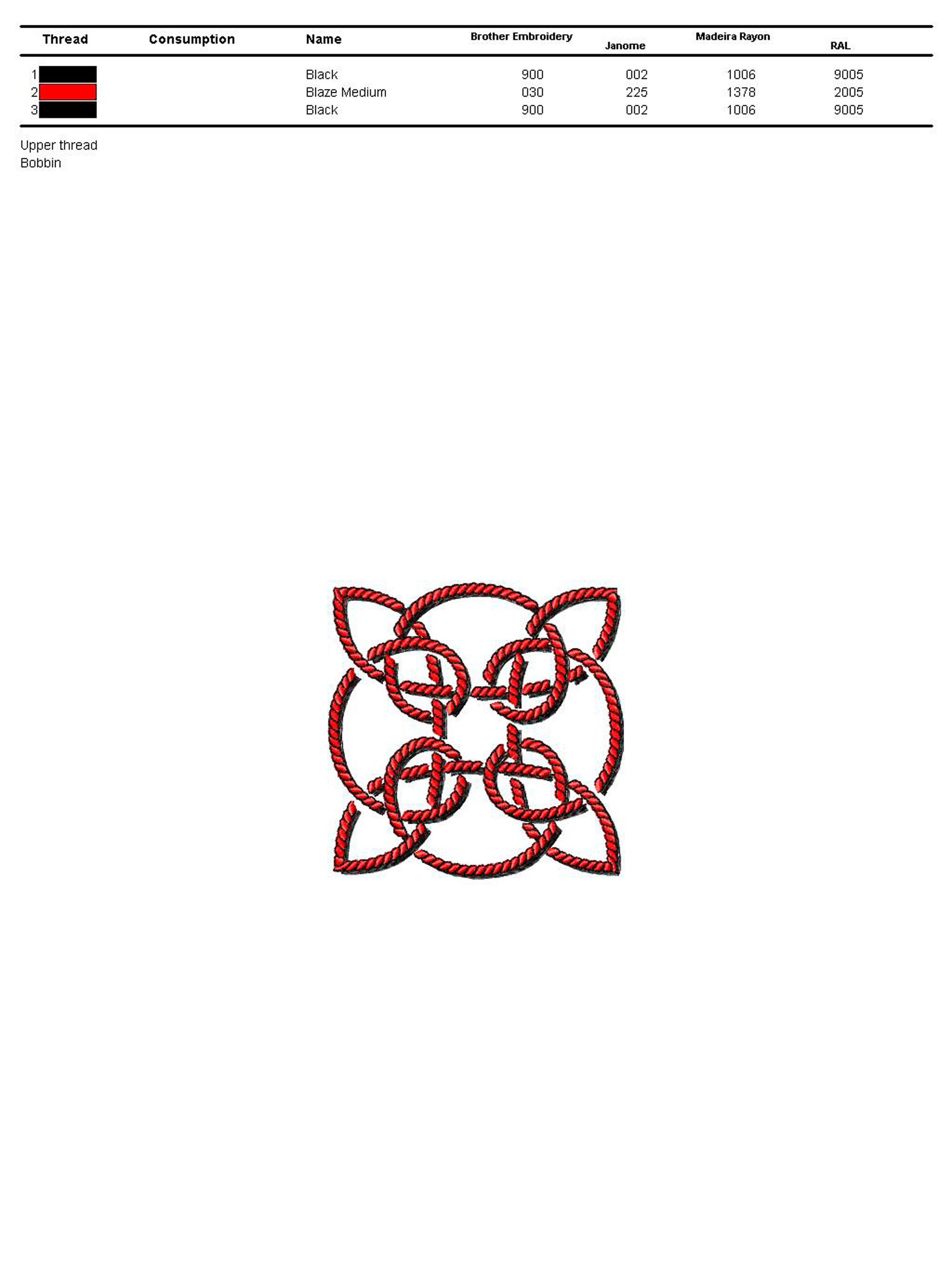 Celtic Knot Embroidery Machine Design. Embroidery Files Dst Etsy UK