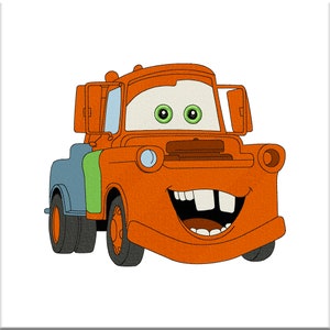 Car pickup Machine Embroidery Design. Digital Embroidery files. Digitized pattern. Instant Download Pes Dst JEF Hus VP3 Vip XXX Exp CSD Shv