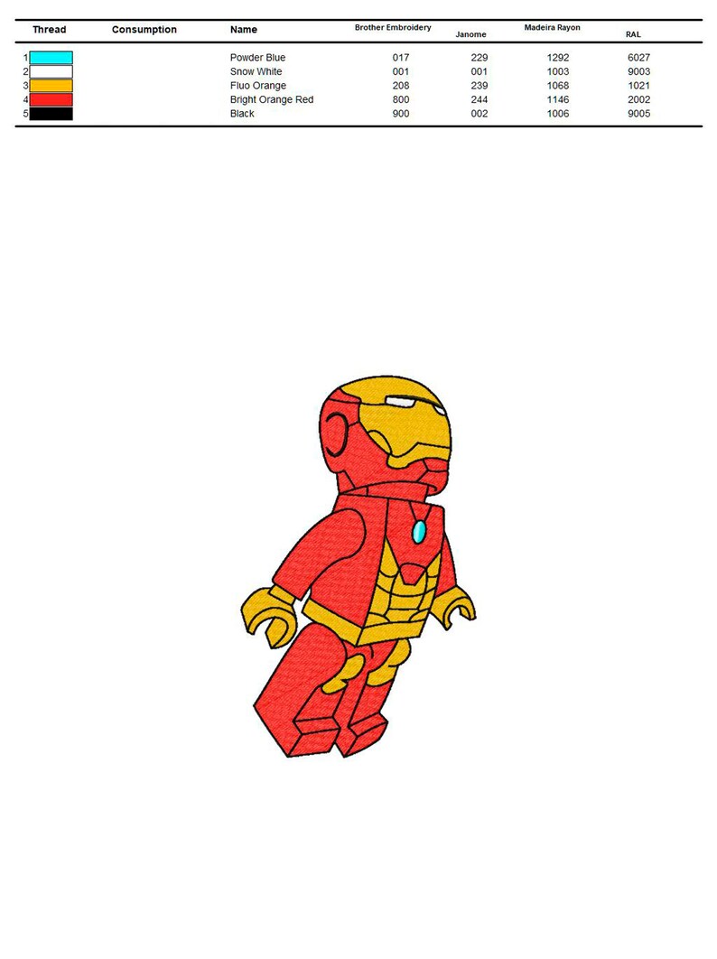 Embroidery Machine Design Superhero. Embroidery Files Vp3 Vip Etsy