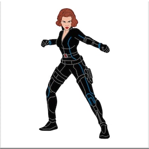 Embroidery machine design Superhero girl. Digitized pattern Digital Embroidery files vp3 pes jef hus dst vip exp xxx shv csd 8 Various sizes