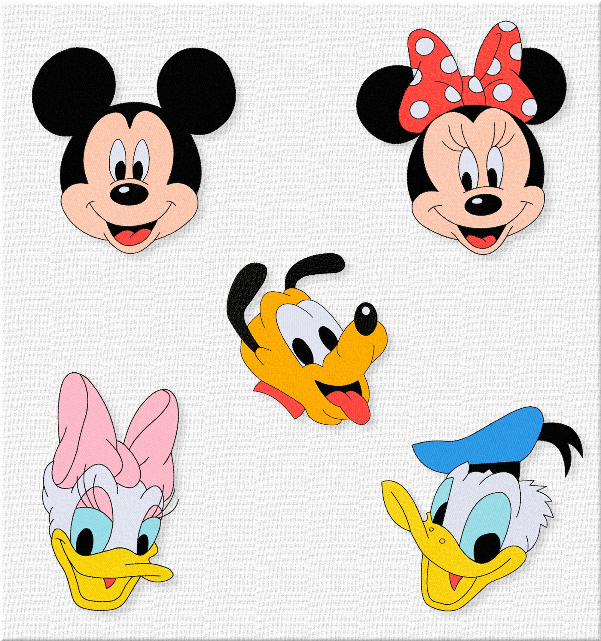 Set of 5 Embroidery Designs Cartoon Characters. Duck Mouse - Etsy UK Set of 5 Embroidery Designs Cartoon Characters. Duck Mouse - Etsy UK
