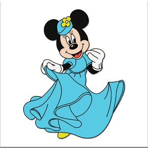 Embroidery Machine Design Mouse in hat. Digital Embroidery file Digitized exclusive pattern Download jef pes hus vip dst vp3 xxx shv exp csd