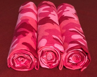 Pink camo blanket | Etsy