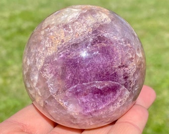 Pink and Purple Fluorite Sphere, Spheres, meditation crystals, Rainbow Fluorite, Crystal Ball, Orb, Gift Ideas