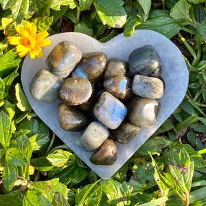 Labradorite,  Labradorite Tumbled Stone, Polished Labradorite, Crystal, Stone, Natural, Crystal Grid