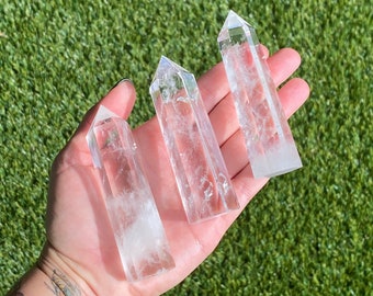 Clear Quartz Crystal Tower: Master Healer Obelisk