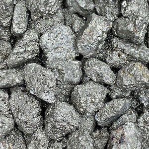 Natural Pyrite Cluster: Raw Fools Gold, Italy Origin