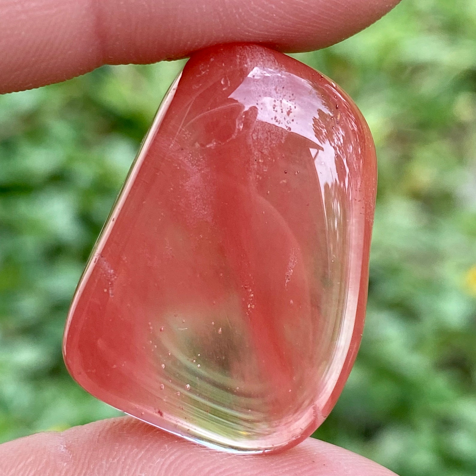 Cherry Quartz Tumbled Stone Cherry Quartz Tumble Stone Etsy