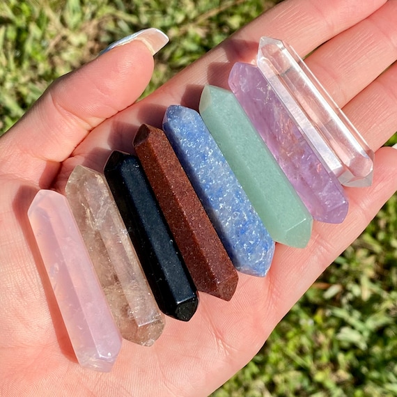 Double Terminated Aventurine Crystal Wands Double Terminated Aventurine Crystal Wands