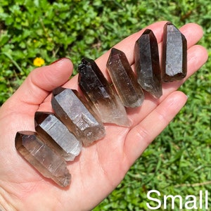 Smoky Quartz Point, Quartz Points, meditation crystals, Crystal Point, Natural Smoky Quartz, Natural Point, Raw Rough Smoky Quartz
