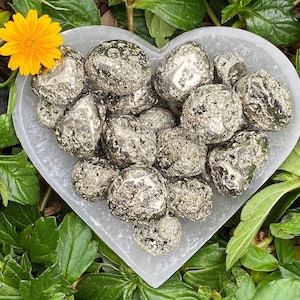 Pyrite Tumbled Stone, Pyrite Tumble Stone, Pyrite, Fools Gold, Crystal, Stones, Pyrite Druzy, Pocket Stones, Druzy,