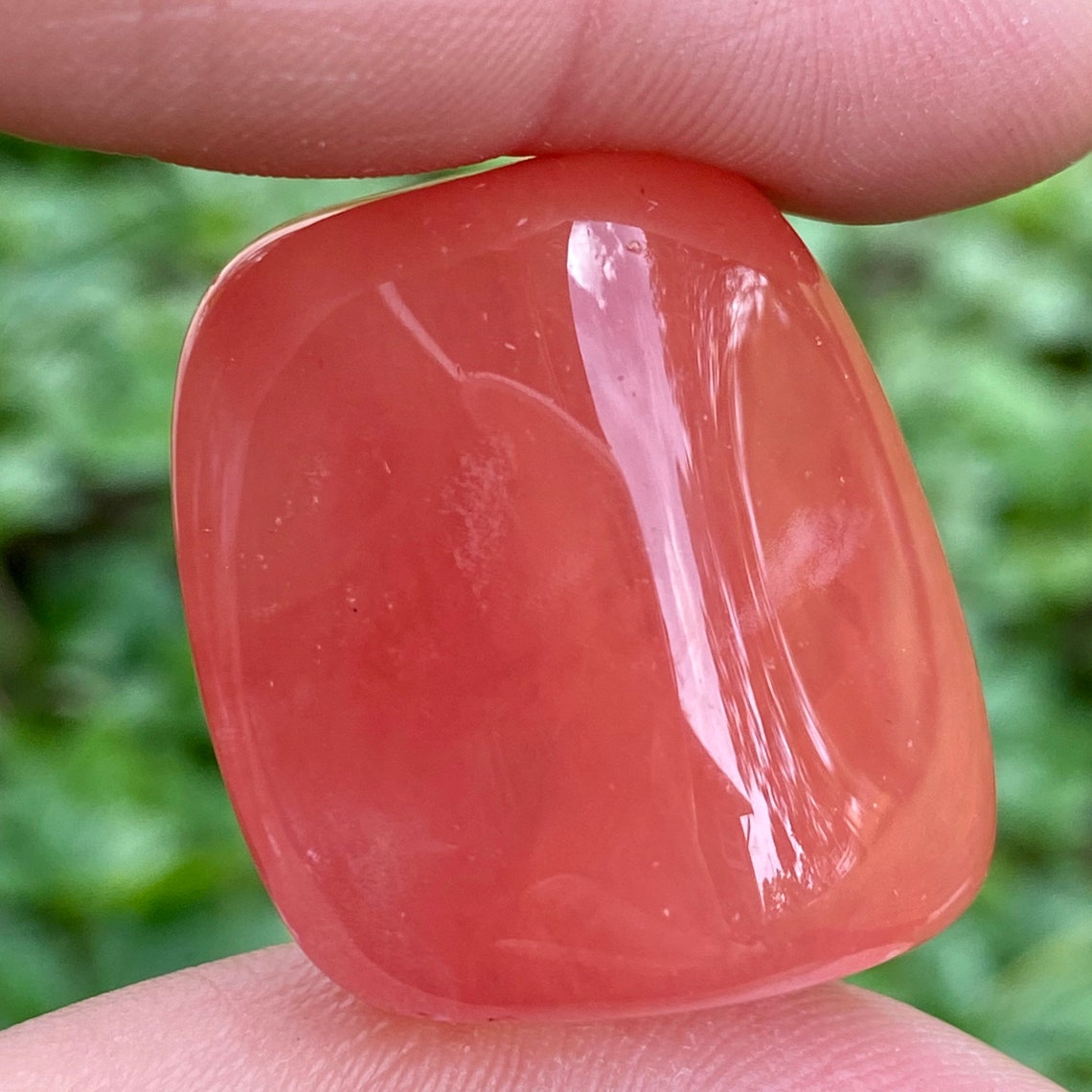Cherry Quartz Tumbled Stone Cherry Quartz Tumble Stone Etsy