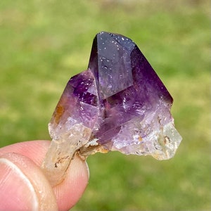 Brandberg Amethyst Enhydro Crystal Point Scepter - Namibia