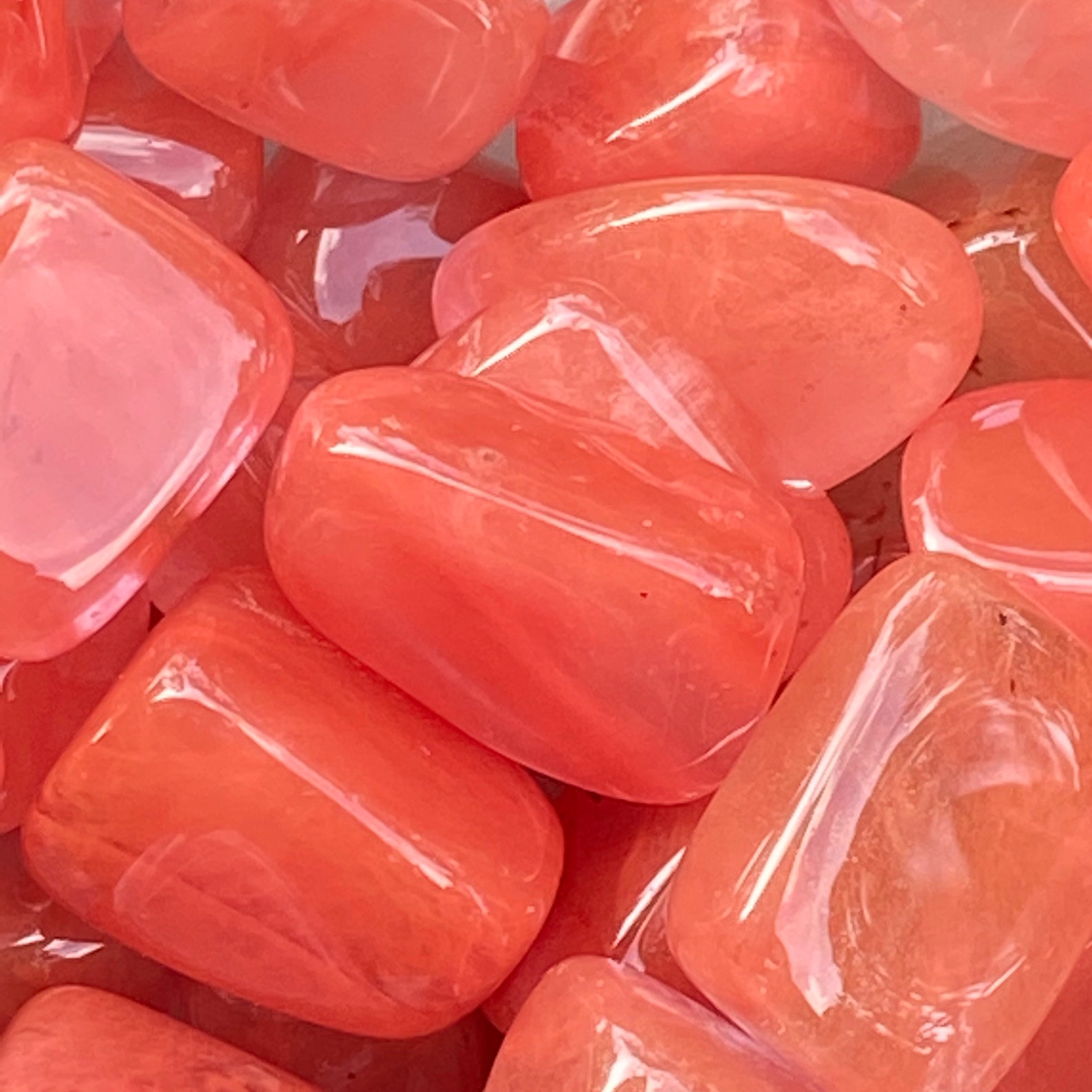 Cherry Quartz Tumbled Stone Cherry Quartz Tumble Stone Etsy