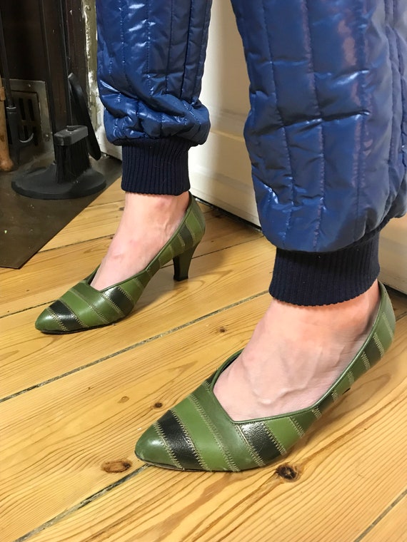 Vintage Patchwork pumps/heels