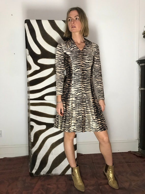 Animal Print Cocktail Dress