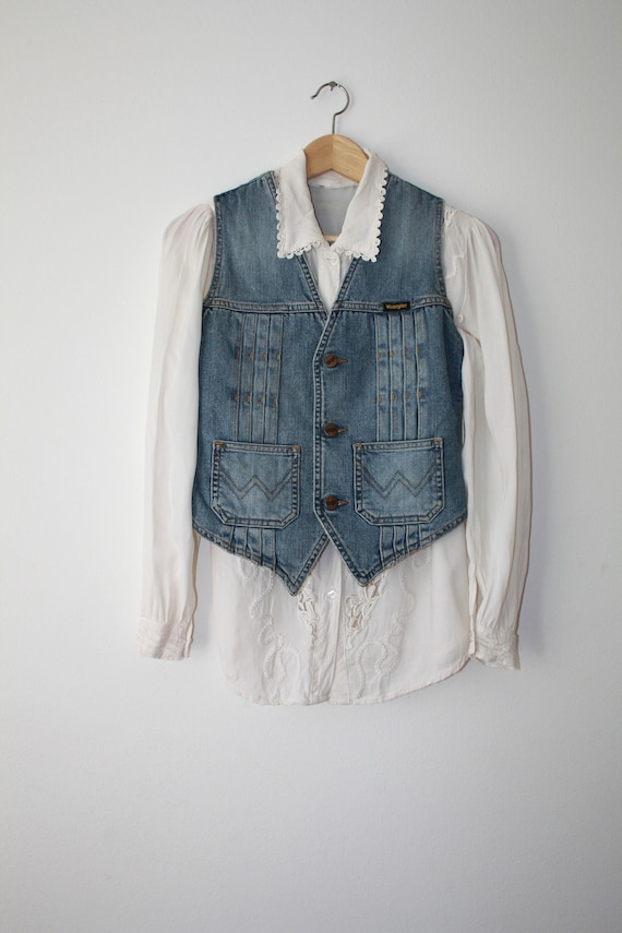 Vintage 70's Wrangler Denim Vest